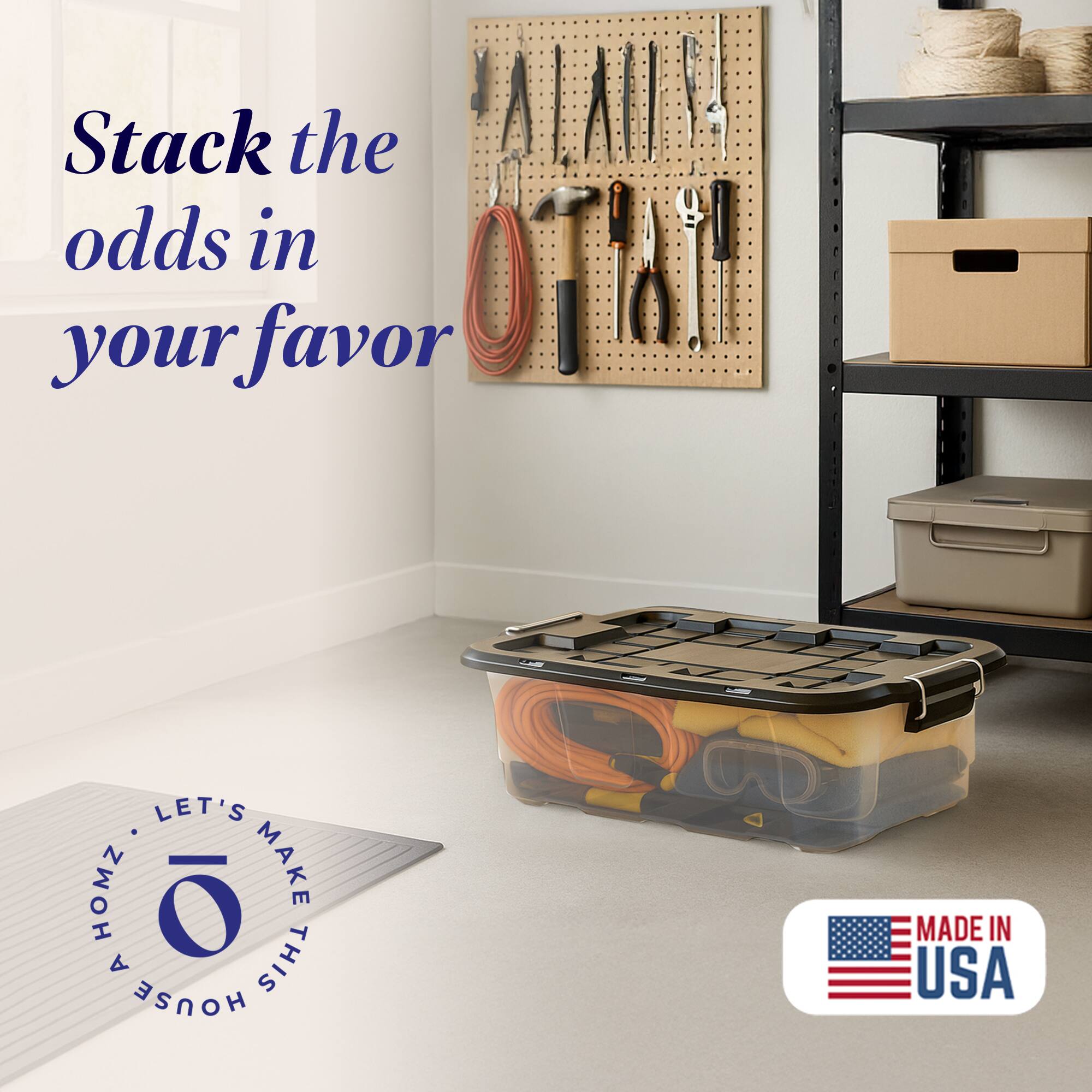 Stack the odds in your favor

LET'S HOMZ MAKE THIS HOUSE

MADE IN USA