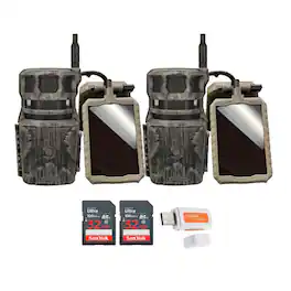 Stealth Cam - Revolver 36MP Pro 360 Degree Cellular Trail Camera Bundle