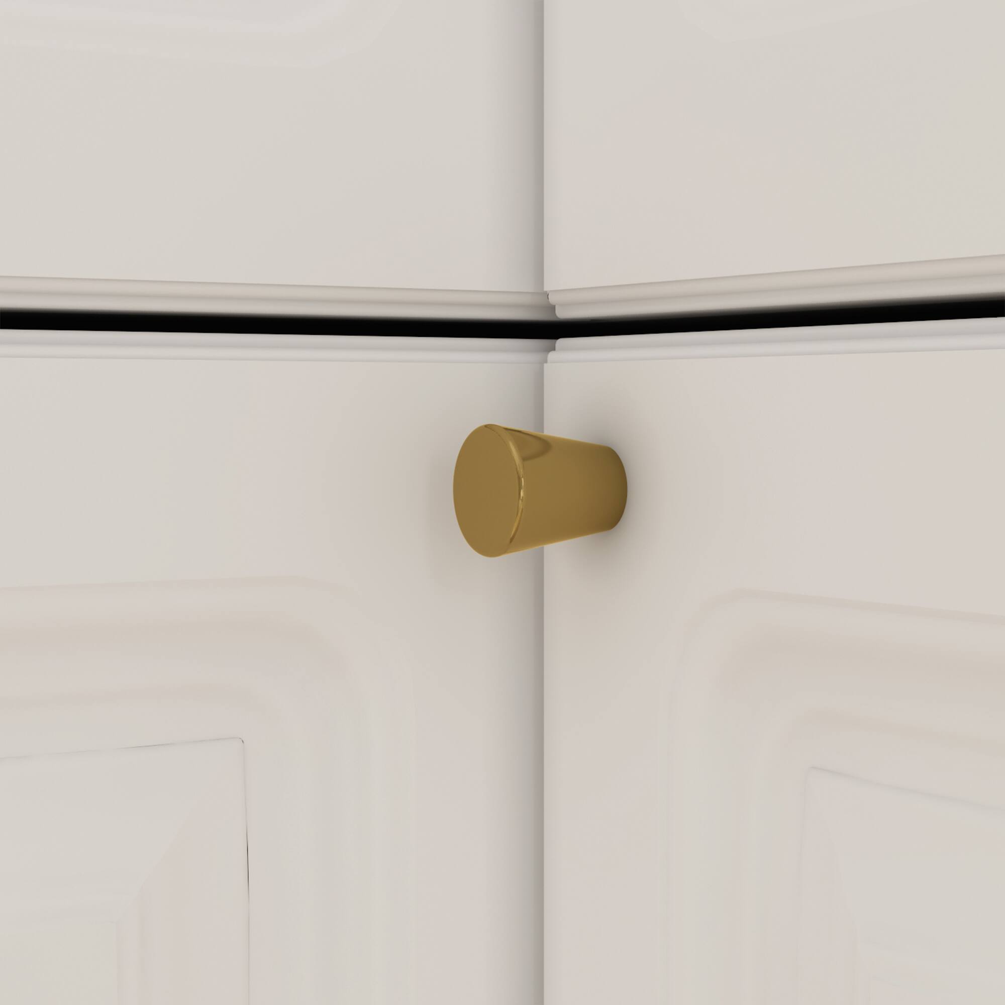 Alt View 10. FUFU&GAGA - Space-Saving Corner Wardrobe – Large Capacity Closet for Bedroom Organization - White.