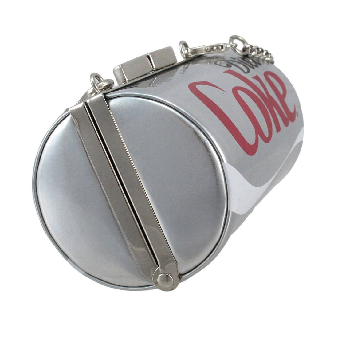 Alt View 1. Coca-cola - Licensed Diet Coke Can Evening Bag Coca-Cola Clutch - Silver.