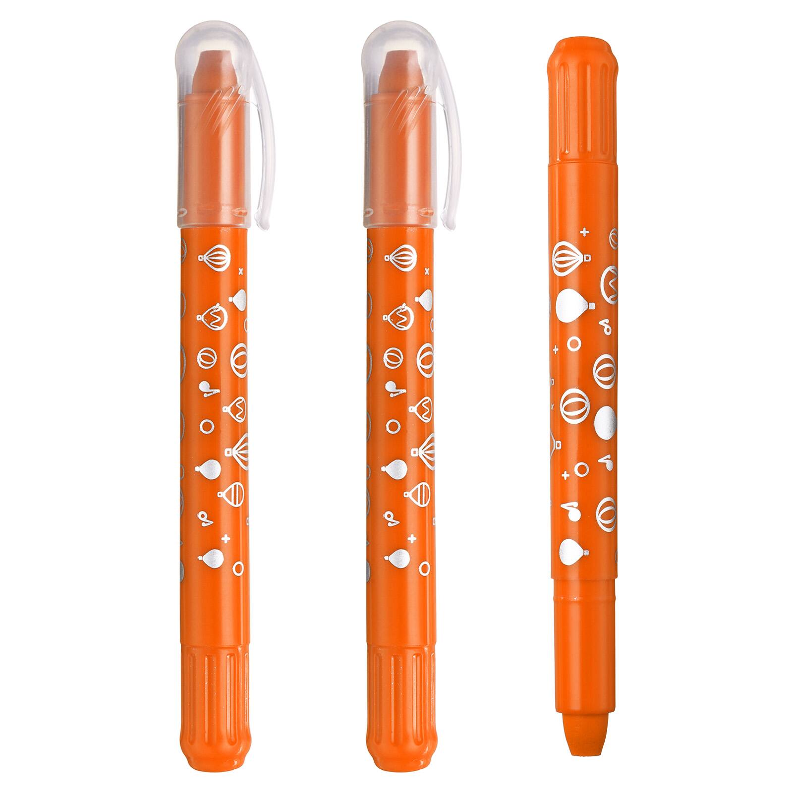 Unique Bargains - Gel Crayons, 3pcs Watercolor Silky Water Soluble Twist Crayons for Artists Coloring Drawing - Orange price history on PriceWatchPro