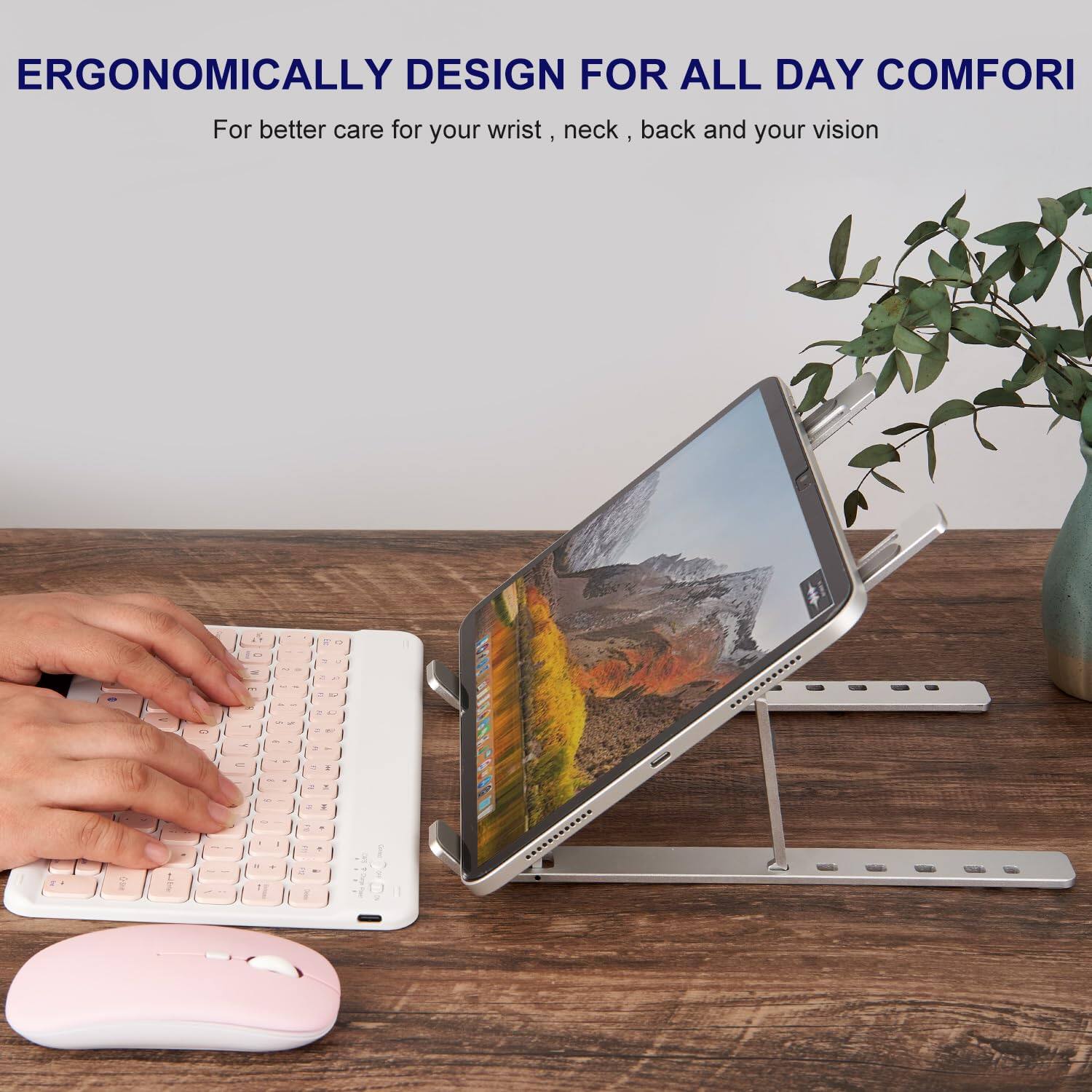 ERGONOMICALLY DESIGN FOR ALL DAY COMFORT  
For better care for your wrist, neck, back and your vision