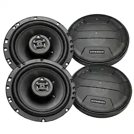 Hifonics - Zeus ZS653 6.5 Inch 3 Way 300 Watt Car Audio Coaxial Speakers, 2 Pairs - Black
