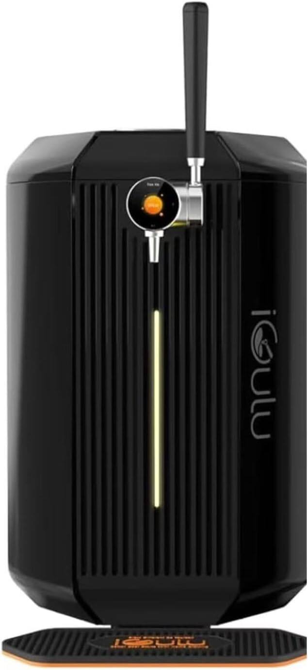 Front. iGulu - iGulu F1 All-in-One Automated Home Craft Beer Brewer - Black.