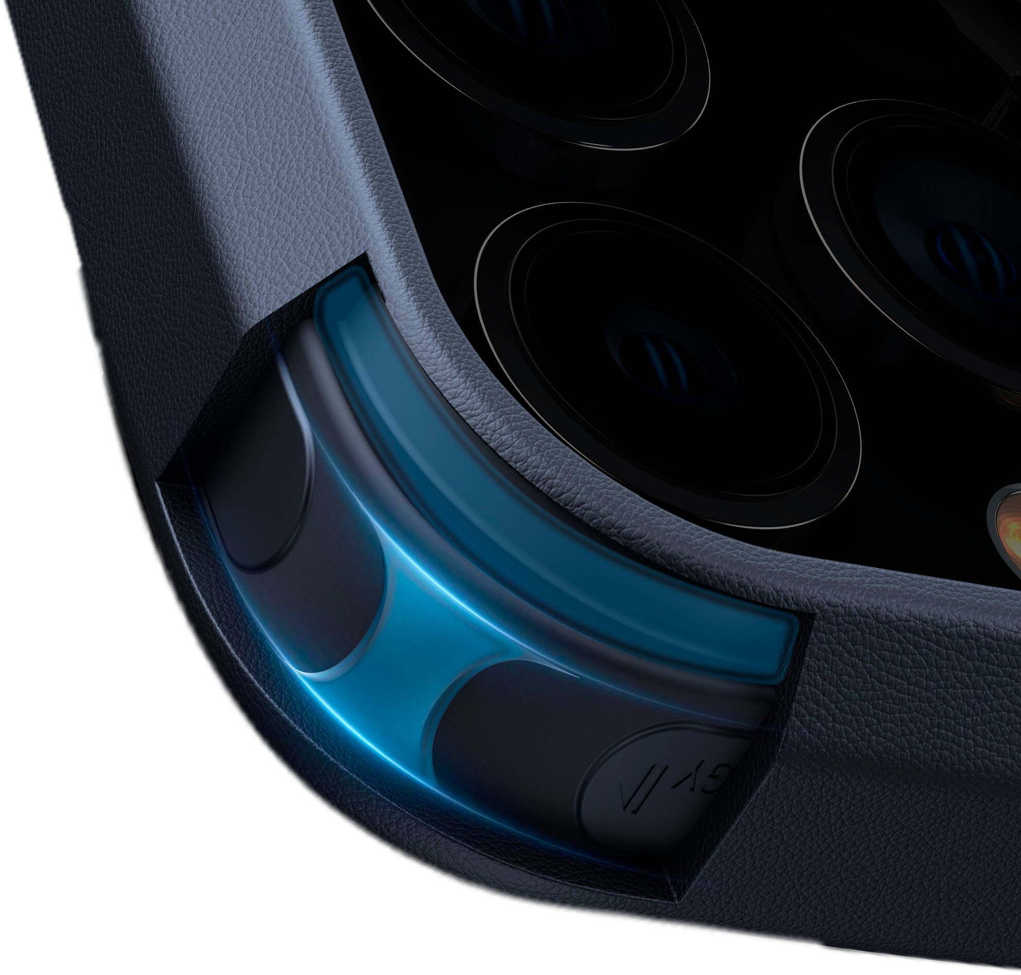 Angle. TORRAS - UPRO Ostand Spin 360° Magnetic Stand Military Grade Shockproof & MagSafe-Compatible Case for Apple iPhone 15 Pro Max - Black.