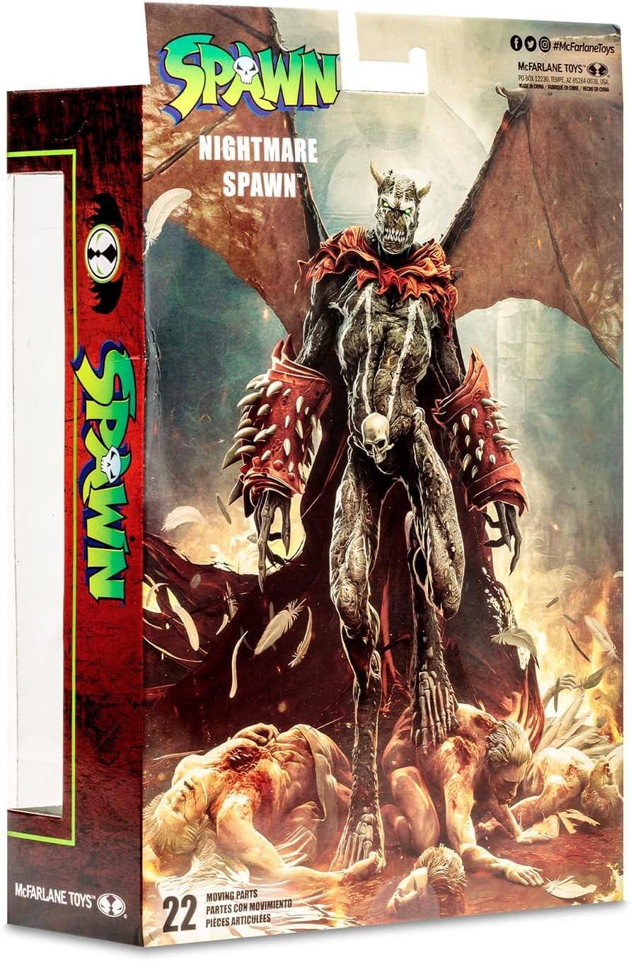 **Spawn Nightmare Spawn**

**McFarlane Toys**

**22 Moving Parts / 22 Piezas con Movimiento / 22 Pièces Articulées**

**#McFarlaneToys**

**PO 3X 12230 TMPE A 85284-0638 ZA LX D - a - EOC a CO**

**Made in China / Fabricado en China**

**McFarlane Toys, PO Box 12230, Tempe, AZ 85284-1220, USA**