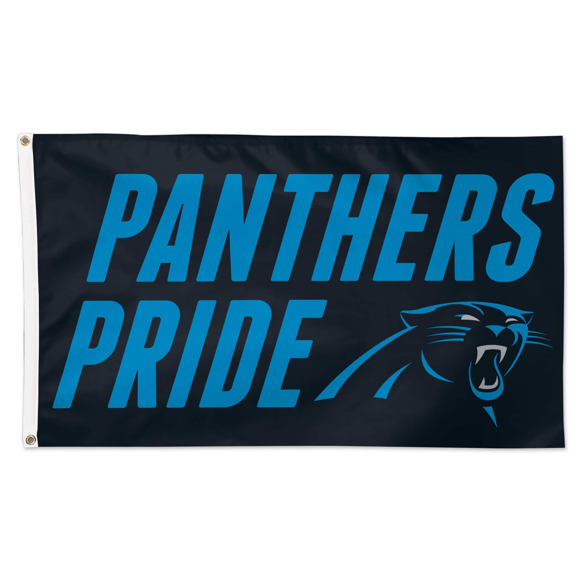 WinCraft - Carolina Panthers 3' x 5' Slogan Deluxe Single-Sided Flag - Multicolor