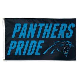 WinCraft - Carolina Panthers 3' x 5' Slogan Deluxe Single-Sided Flag - Multicolor