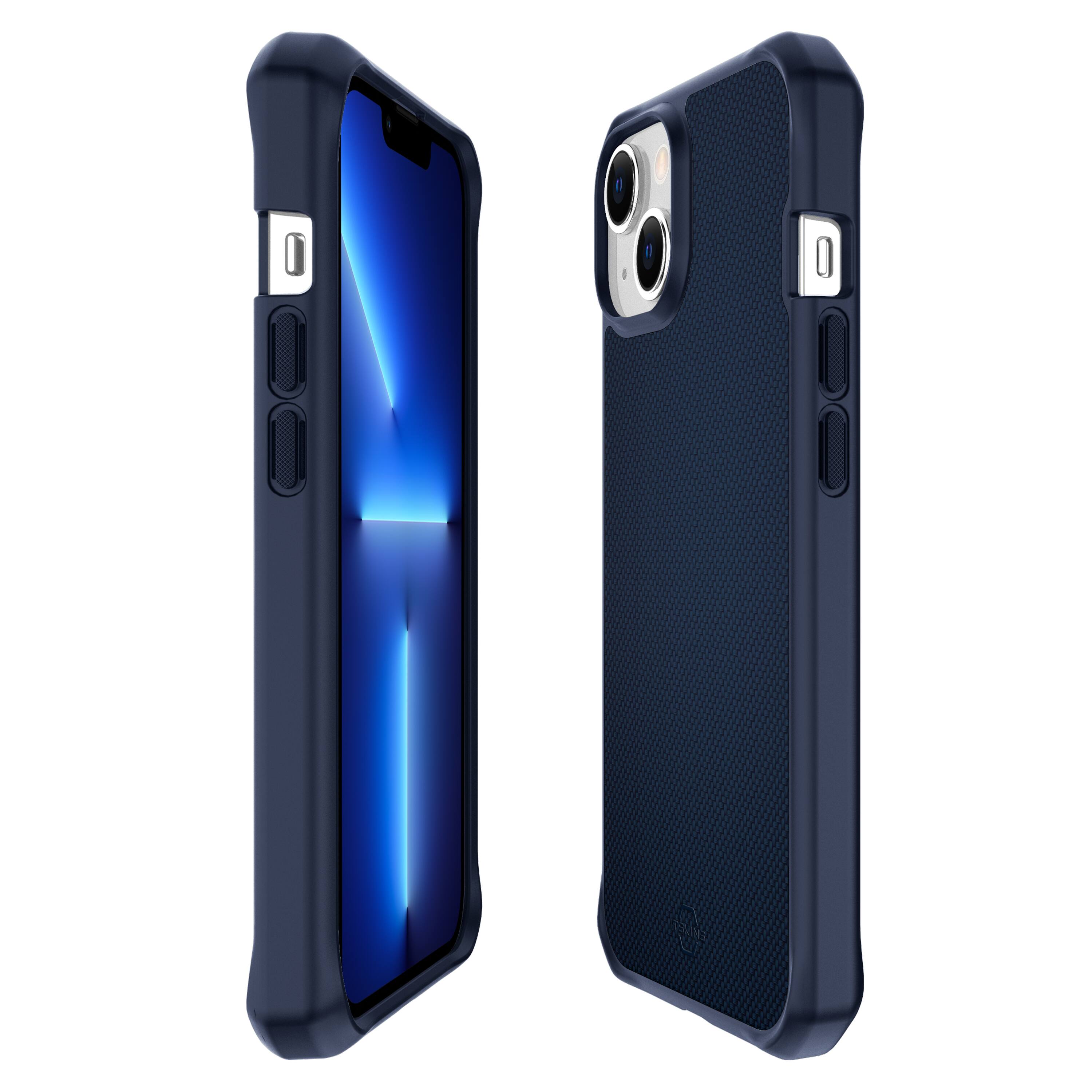 Left. Itskins - Ballistic R Nylon MagSafe Case for Apple iPhone 14 Plus.