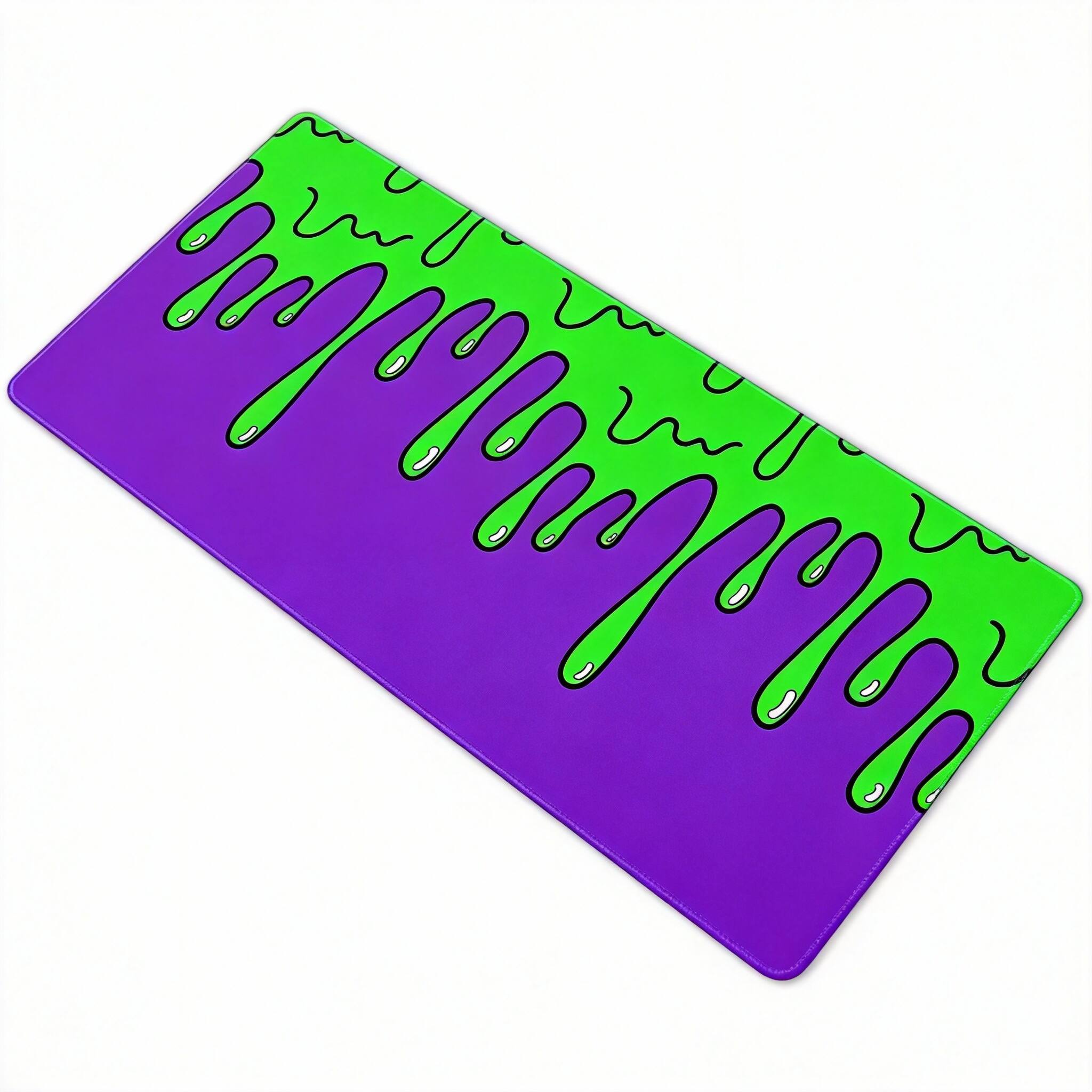 Front. Frangdom - Abstract Dripping Gaming Mouse Pad Large Non-slip Desk Mat 31.5 x 11.8 inch - Dripping.