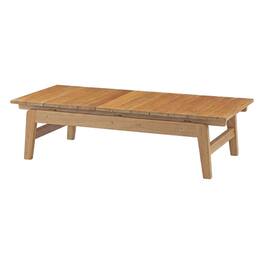 Outdoor Escape - Teak Outdoor Coffee Table with Sleek Design and Durable Construction - Brown