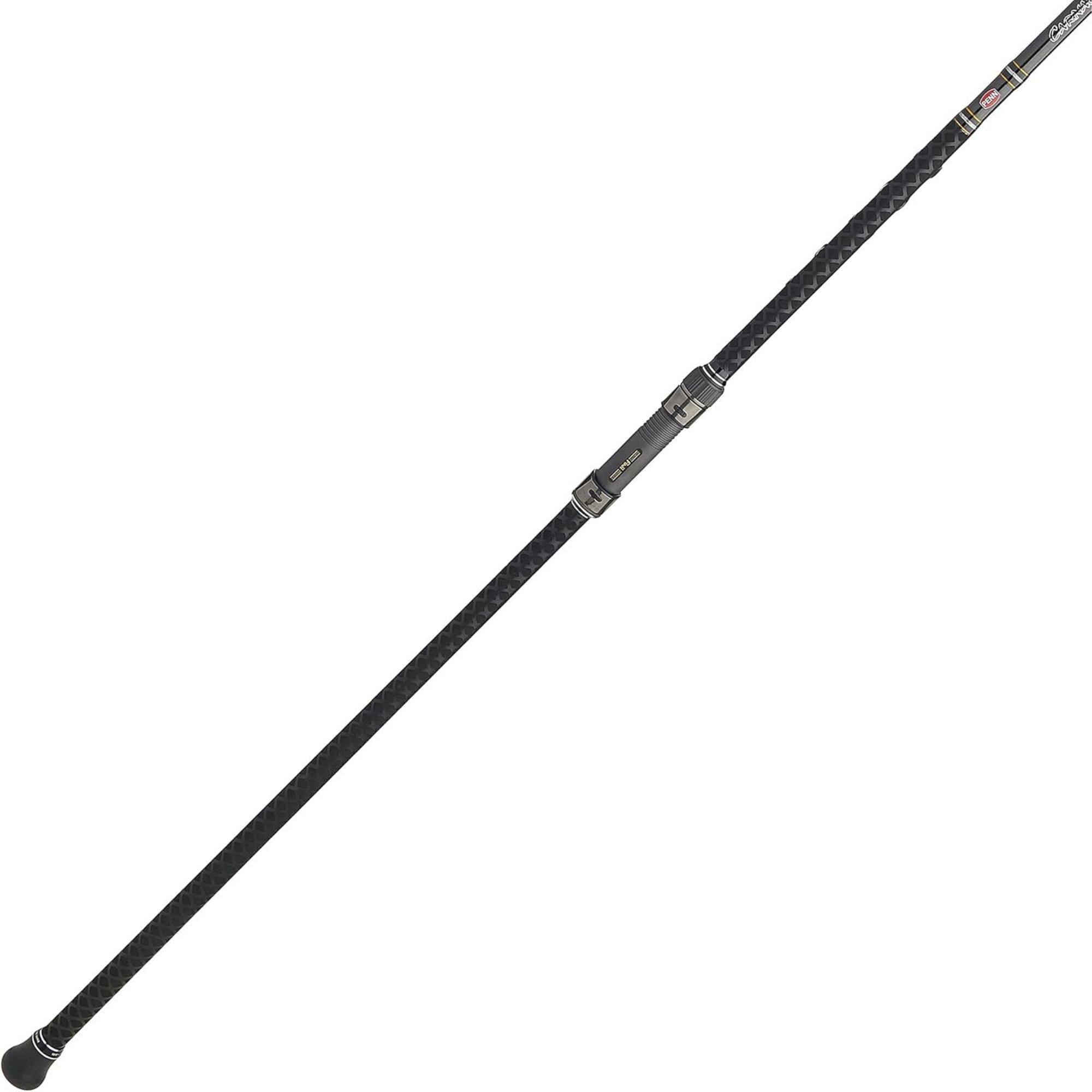 Alt View 4. PENN - PENN Carnage III Conventional Surf Rod, 10' Fishing Pole, Medium Power - Silver/Black/Gold.