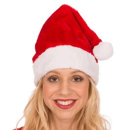 Smiffys - Plush Santa Hat Costume Accessory - Multi-Colored
