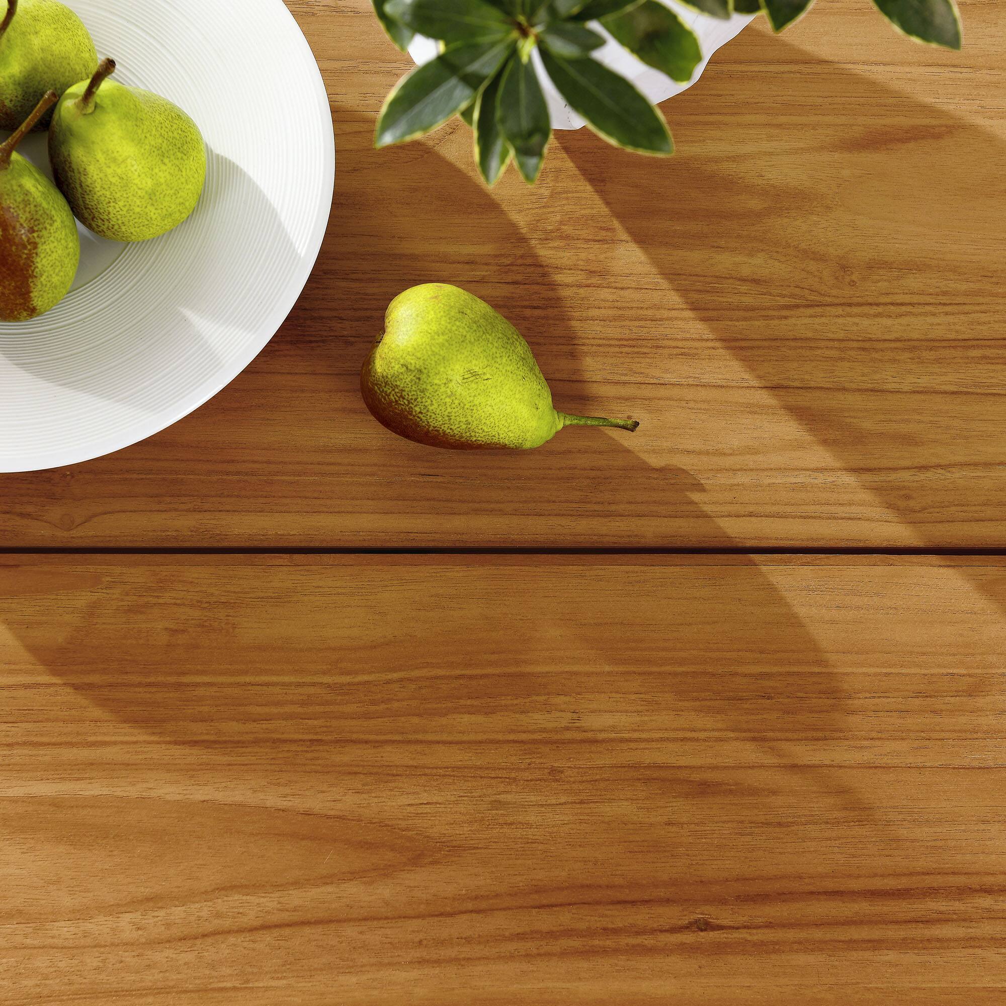 Alt View 1. Modway - Vienna 46" Square Outdoor Patio Teak Wood Dining Table by Modway - Natural.