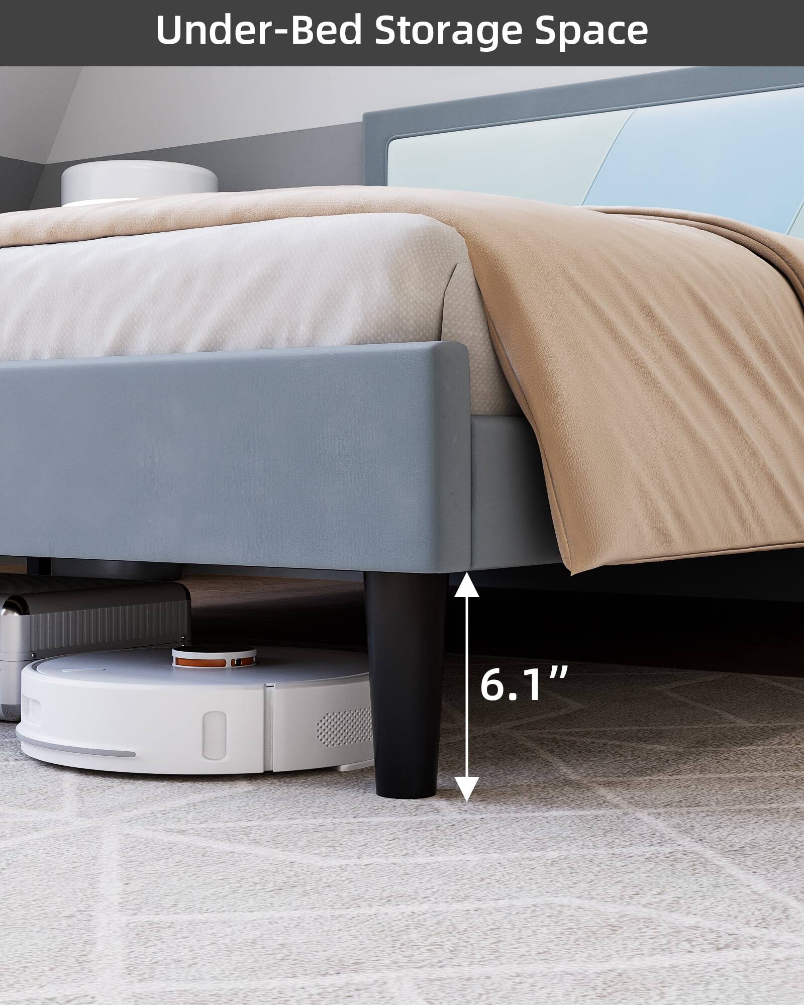 Under-Bed Storage Space

6.1"