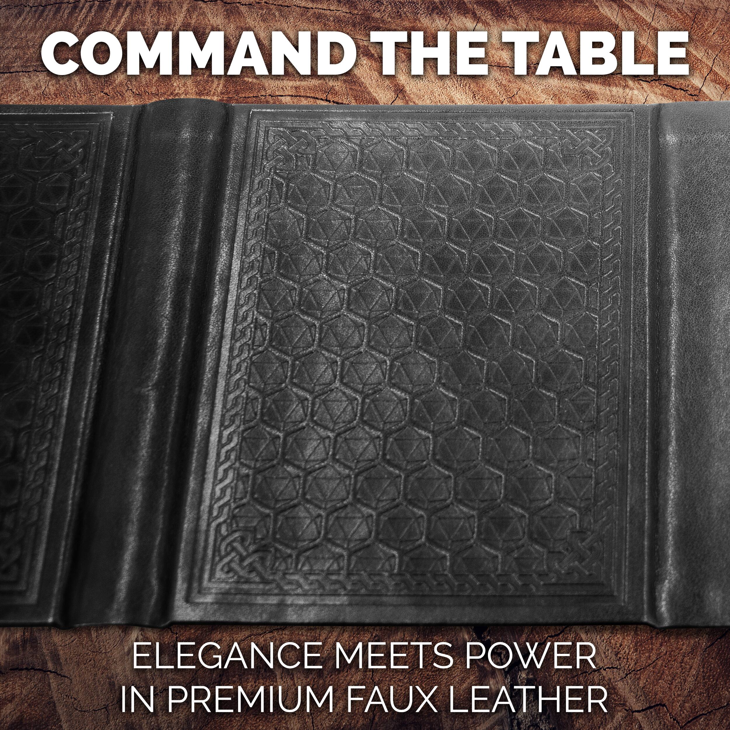 COMMAND THE TABLE

ELEGANCE MEETS POWER IN PREMIUM FAUX LEATHER