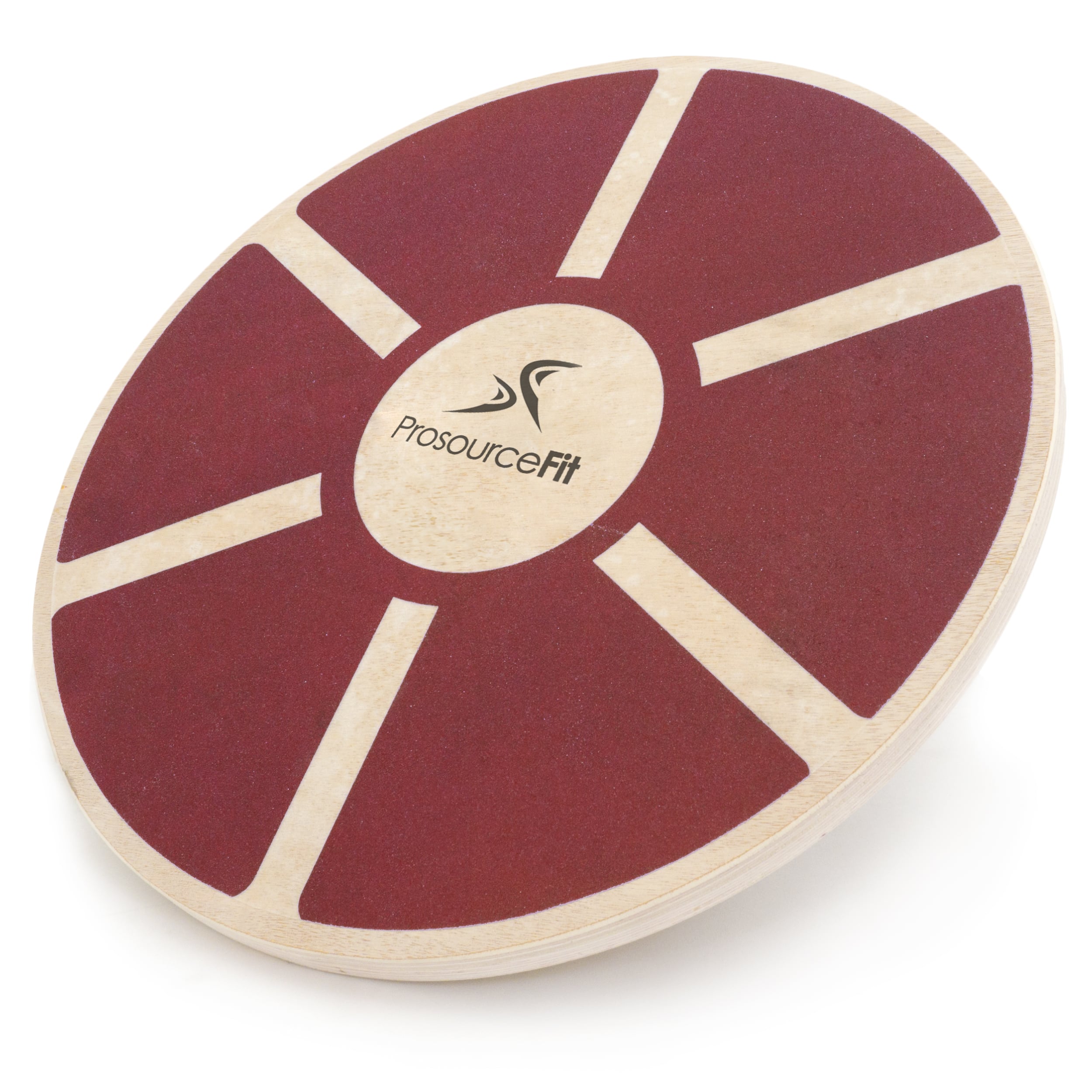 ProsourceFit - Wooden Balance Board - Red