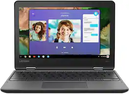 Lenovo - Refurbished Excellent - Chromebook 300e Gen2 AST model (82CE0000US) 4GB RAM 32GB Storage - Black