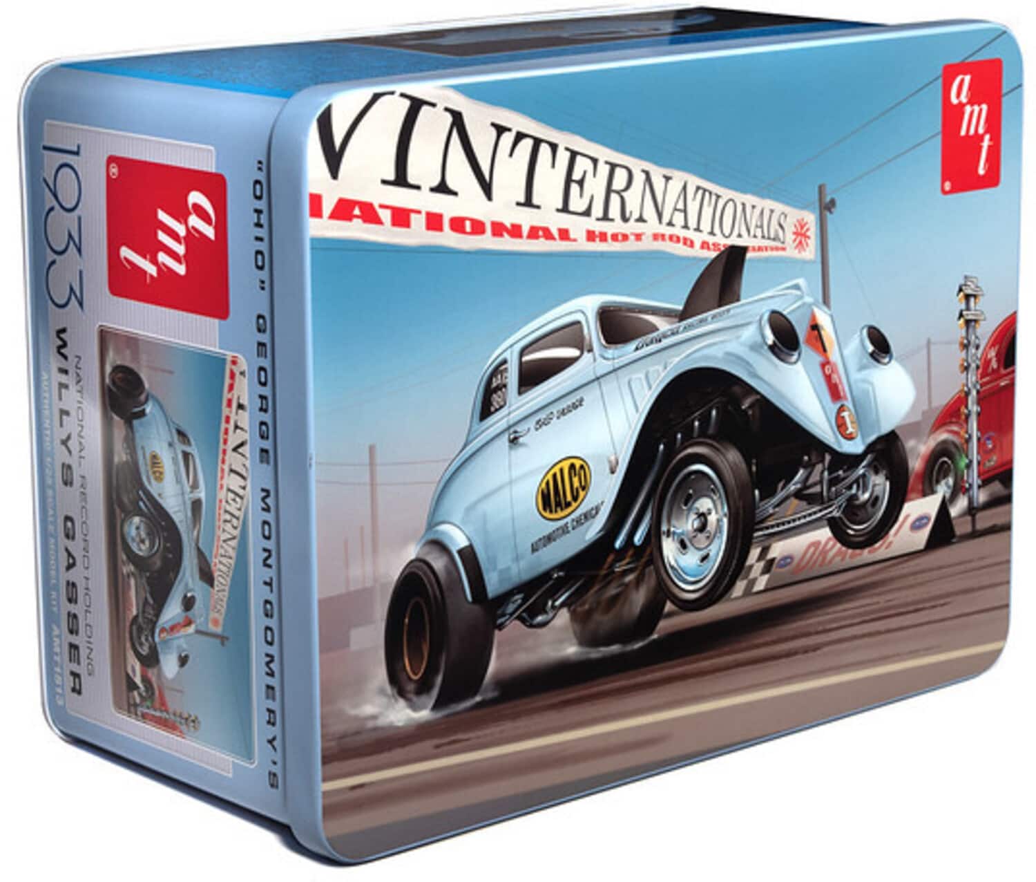 PopMarket - AMT 1933 Willys Gasser Ohio George w/Tin Packaging 1/25 Scale Model Kit - COLLECTIBLES - Multicolor price history on PriceWatchPro