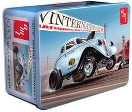 PopMarket - AMT 1933 Willys Gasser Ohio George w/Tin Packaging 1/25 Scale Model Kit - COLLECTIBLES - Multicolor