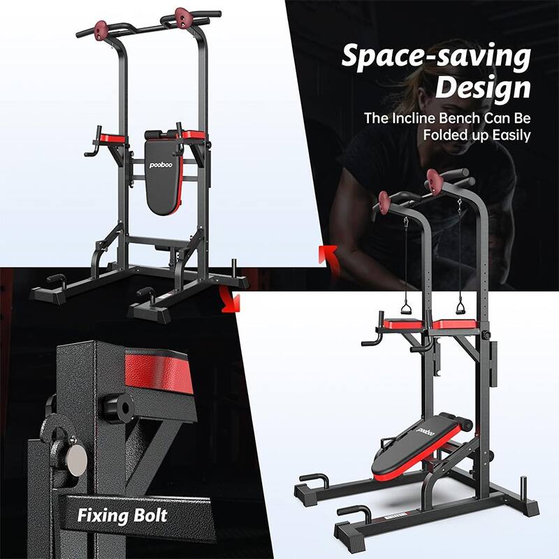 Space-saving Design  
The Incline Bench Can Be Folded up Easily  

Fixing Bolt