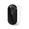 Front. Arlo - Essential Outdoor Security Camera 2K (3rd Gen, 2025 Release) - Wireless, Rechargeable Camera, 1-Cam - White.