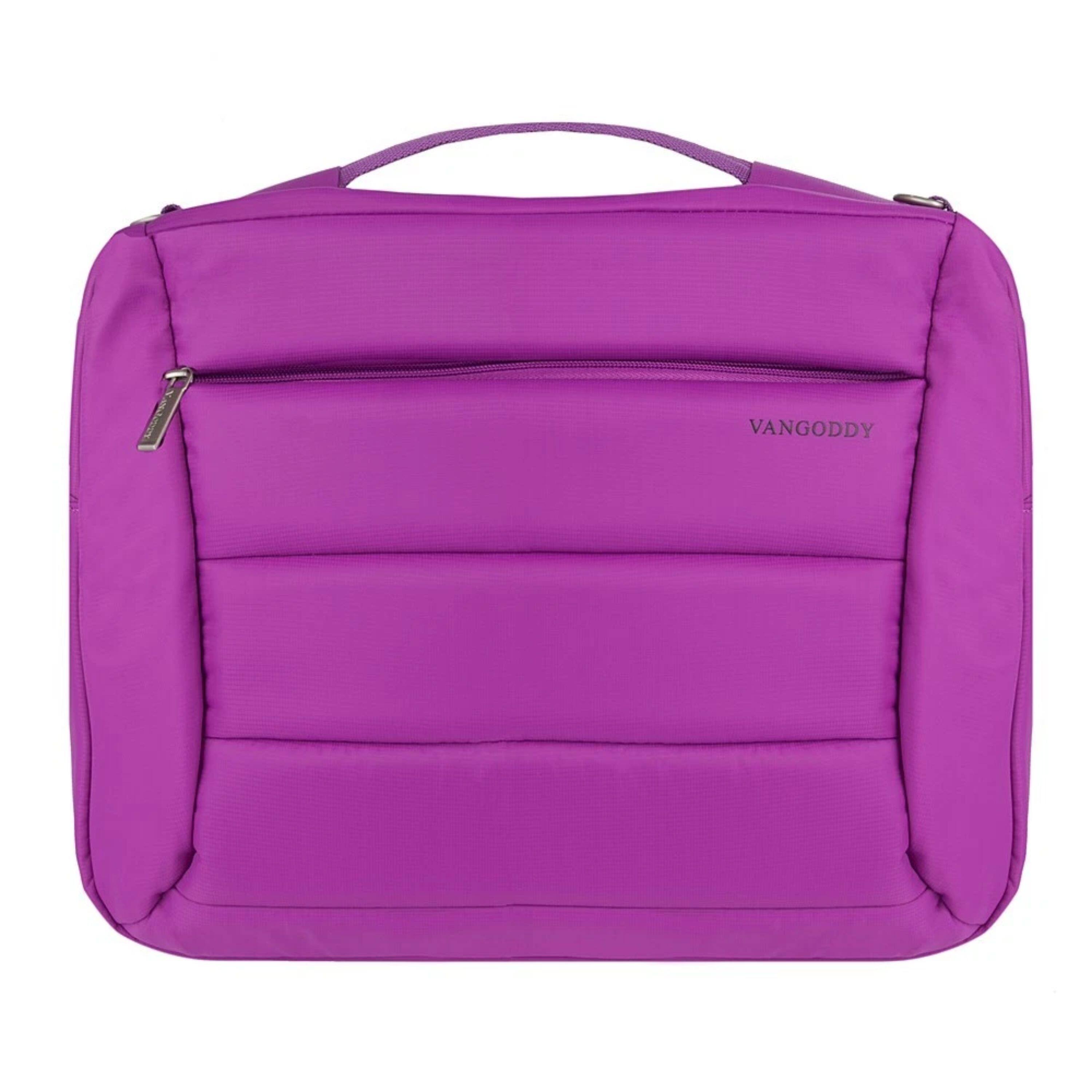 Angle. Kitcheniva - Carry Case Backpack Messenger Bag For 15" Laptop - Purple.