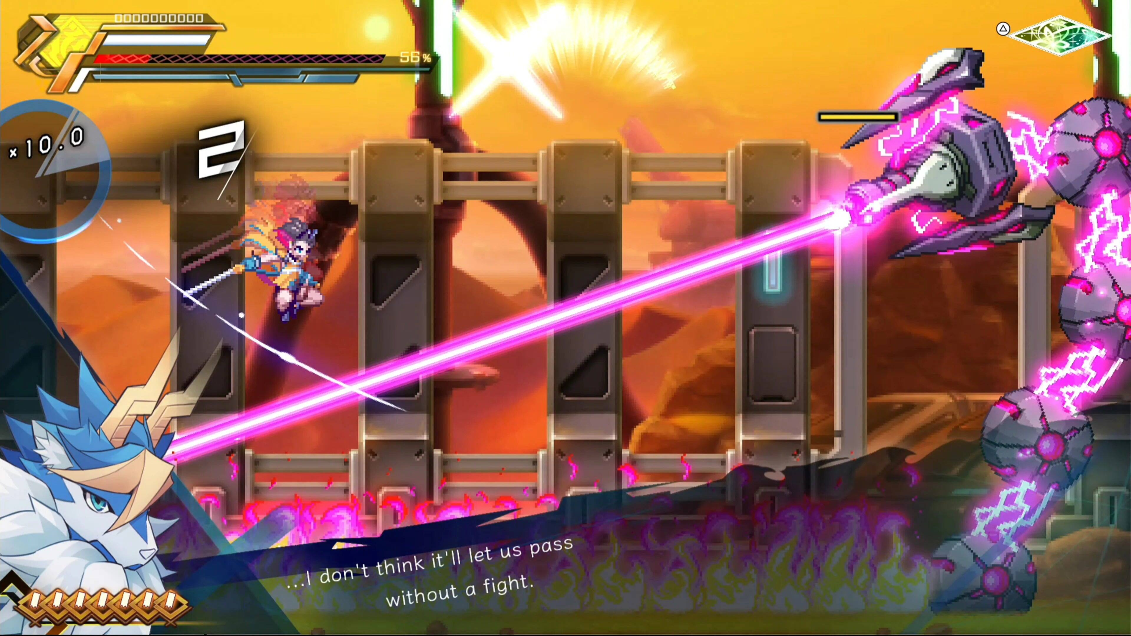...I don't think it'll let us pass without a fight.