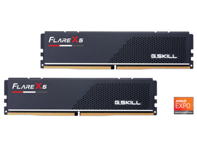 G.SKILL Flare X5 128GB (2 x 64GB) 288 Pin PC RAM DDR5 6000 (PC5 G.SKILL Flare X5 128GB (2 x 64GB) 288 Pin PC RAM DDR5 6000 (PC5