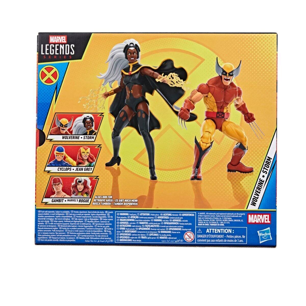 MARVEL LEGENDS SERIES WOLVERINE STORM CYCLOPS JEAN GREY ALSO LOOK FOR GAMBIT MARVEL'S ROGUE RETROUVE AUSSI ES GIRT MOC NEWE BUSCA TAMBIEN TAMBEN DISPONIVEIS -L - - STORM WOLVERINE - IEETINCA MARVEL ATTENTION DANGER 'TOUFFEMENT Petites pices. Ne Haghon convient pas aux enfants de moins de 3 ans.