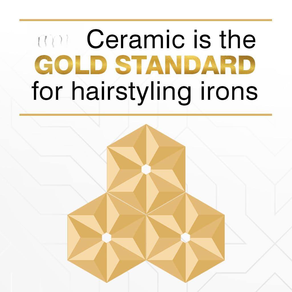 Ceramic is the GOLD STANDARD for hairstyling irons