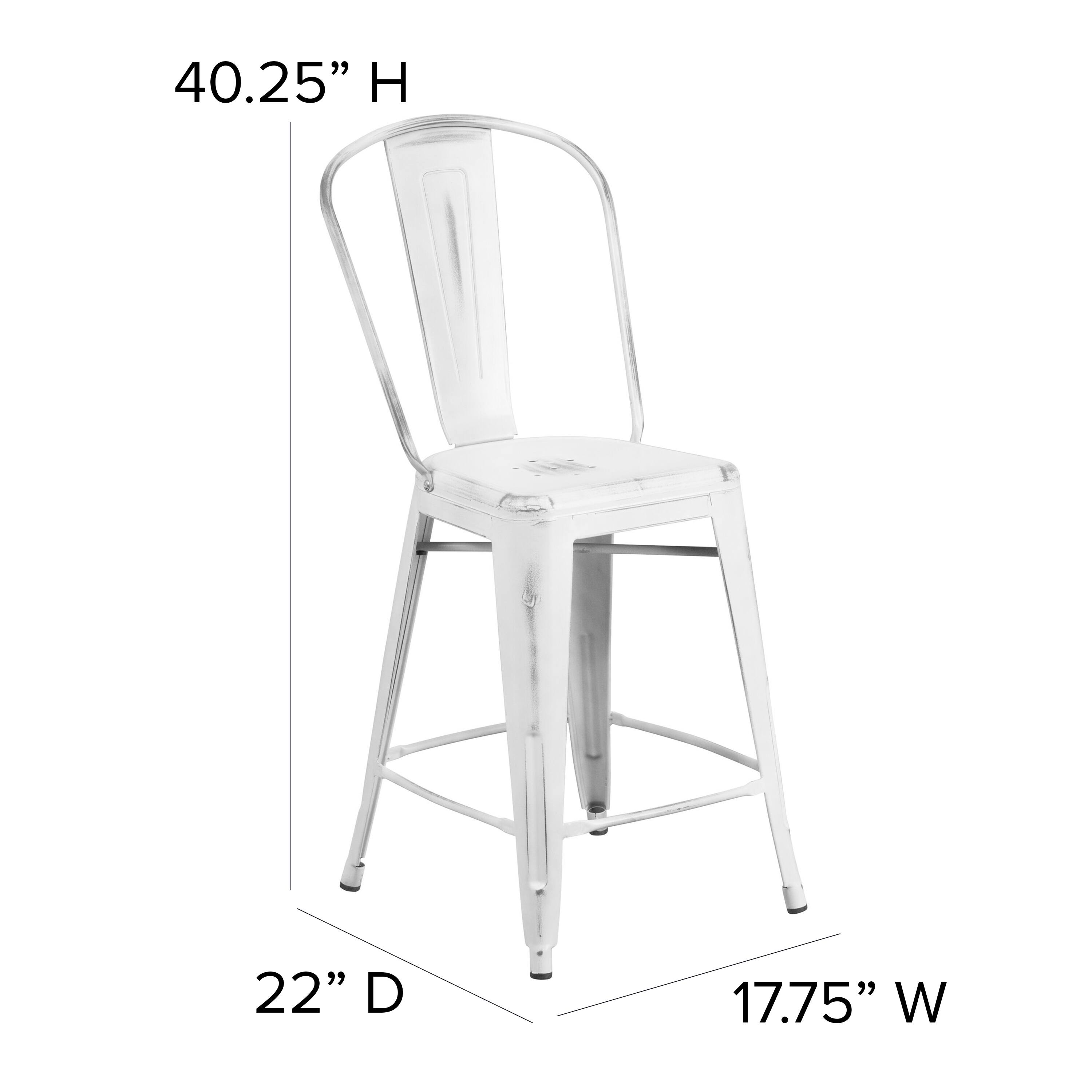 40.25" H  
22" D  
17.75" W
