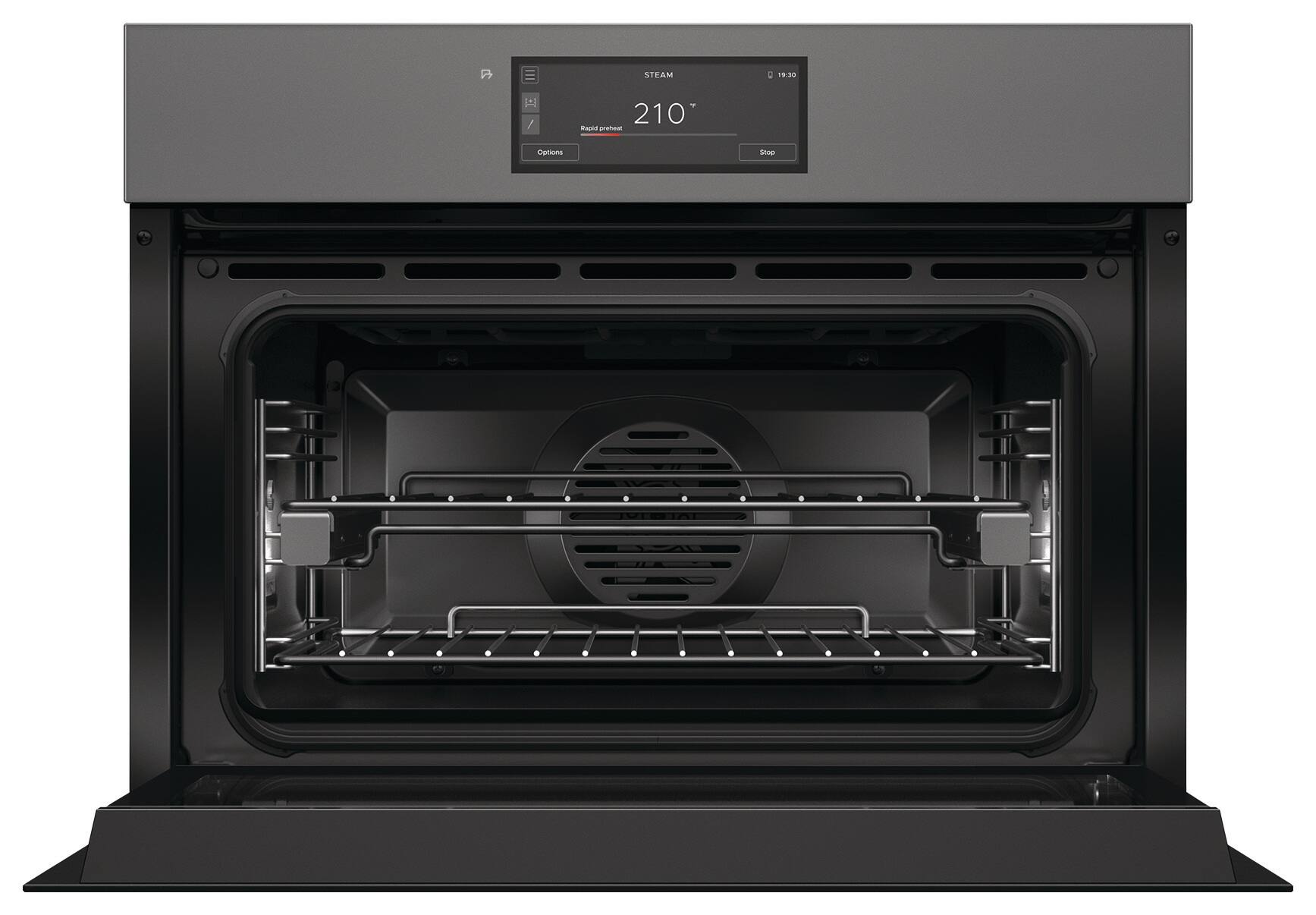 A STEAM D 19:30 / 210° Rapid preheat Optiona Snop