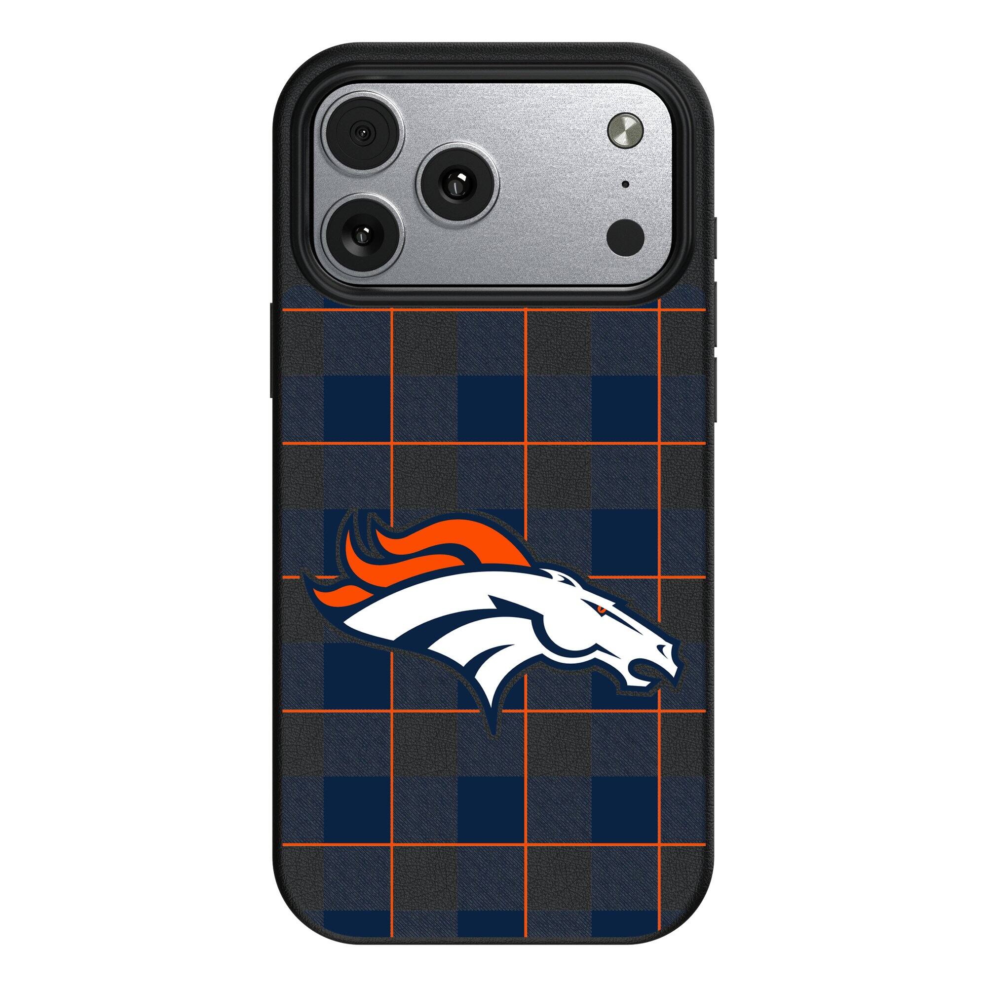 Front. Keyscaper - Plaid Magnetic Bump iPhone Case - 17 Air - Black.