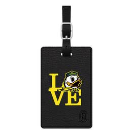 OTM Essentials - Oregon Ducks Love Bag Tag - Black