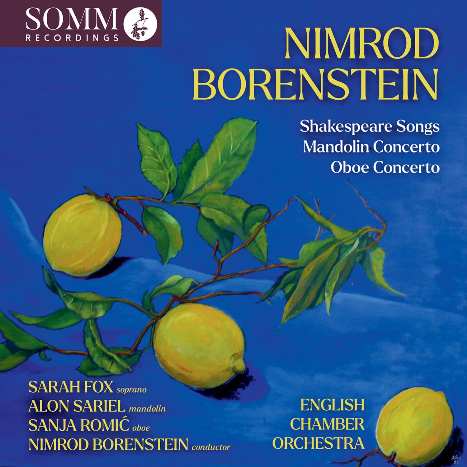 Sarah Fox - Nimrod Borenstein: Concerto for Mandolin and Orchestra; Shakespeare Songs for Soprano - COMPACT DISCS [CD] price history on PriceWatchPro