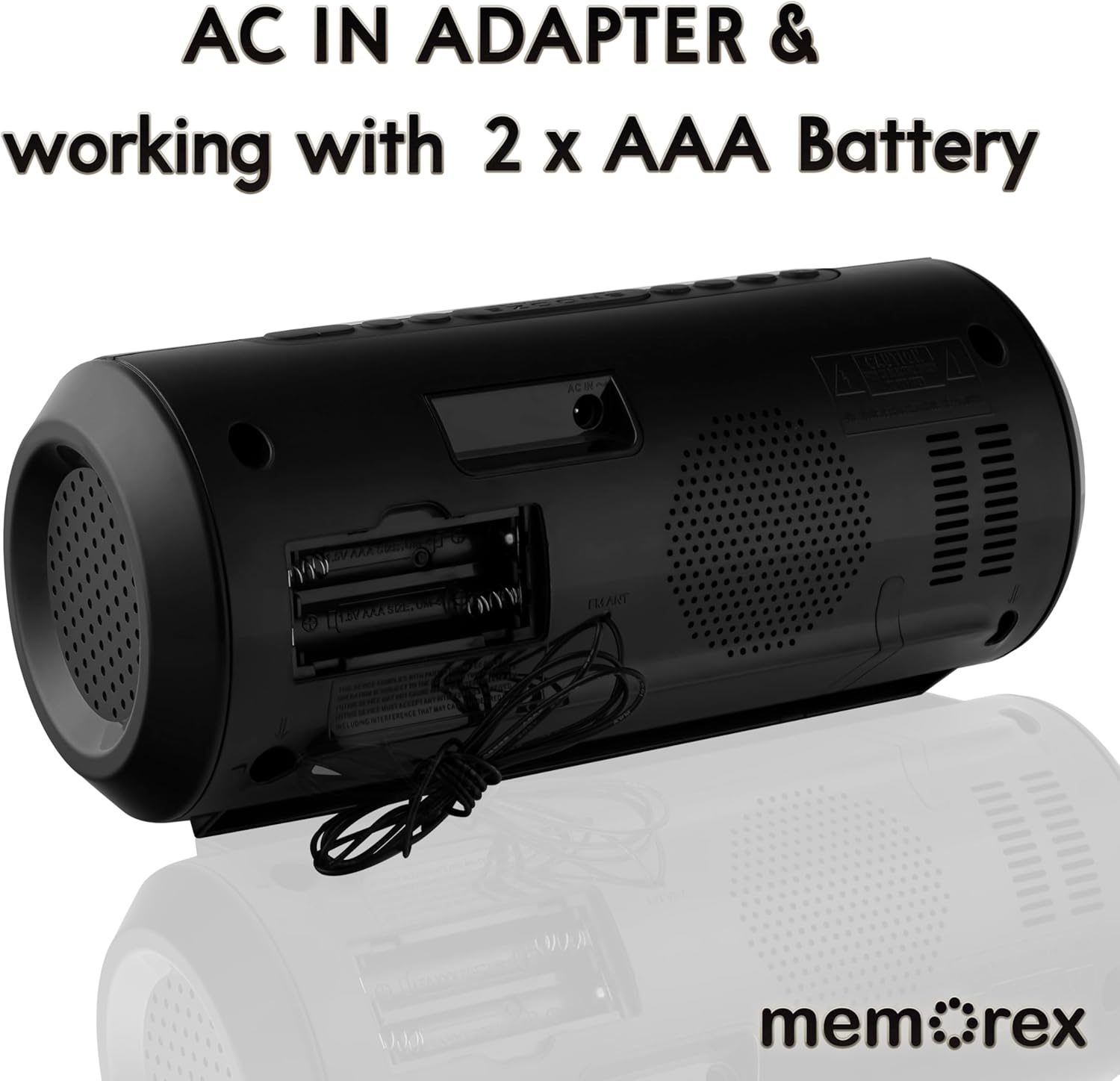 AC IN ADAPTER & working with 2 x AAA Battery mem rex