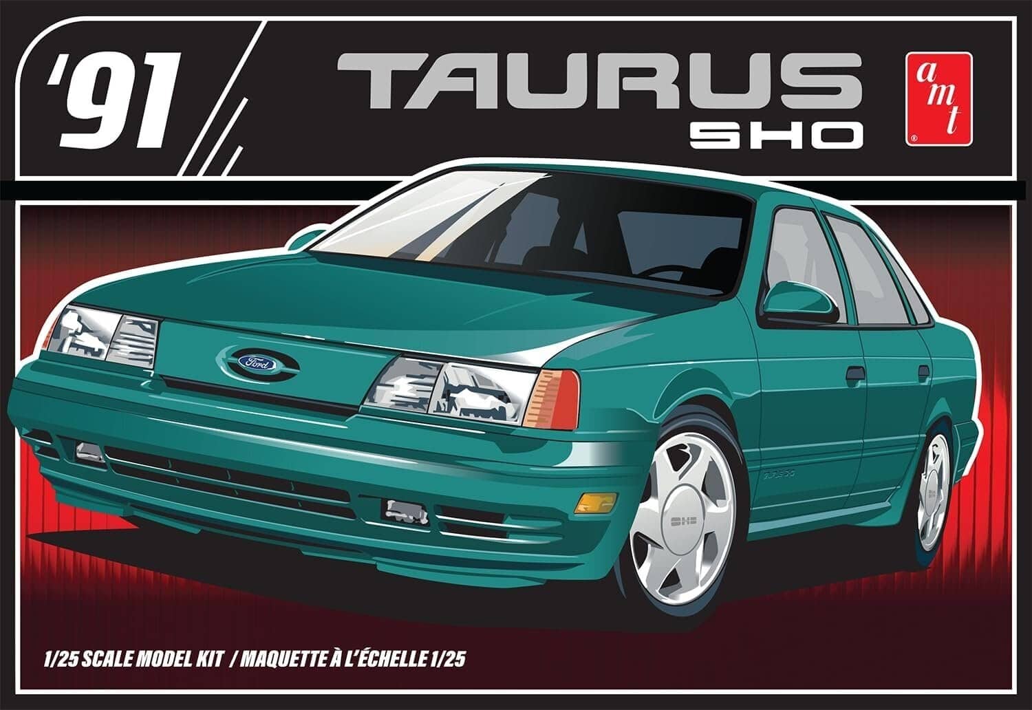 PopMarket - AMT 1991 Ford Taurus SHO 1/25 Scale Model Kit - COLLECTIBLES - Multicolor price history on PriceWatchPro