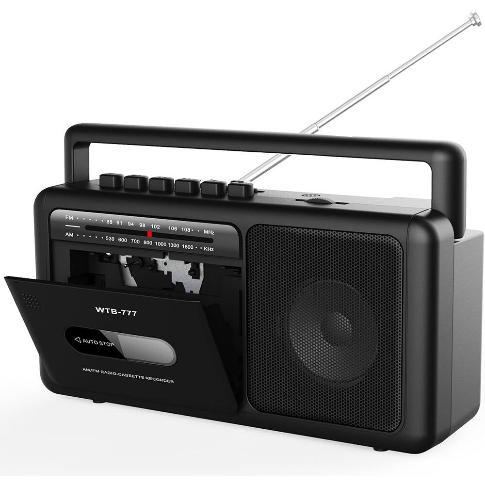 FM: 88 91 94 98 102 106 108 MHz  
AM: 530 600 700 800 1000 1300 1600 kHz  
WTB-777  
AUTO STOP  
AM/FM RADIO-CASSETTE RECORDER