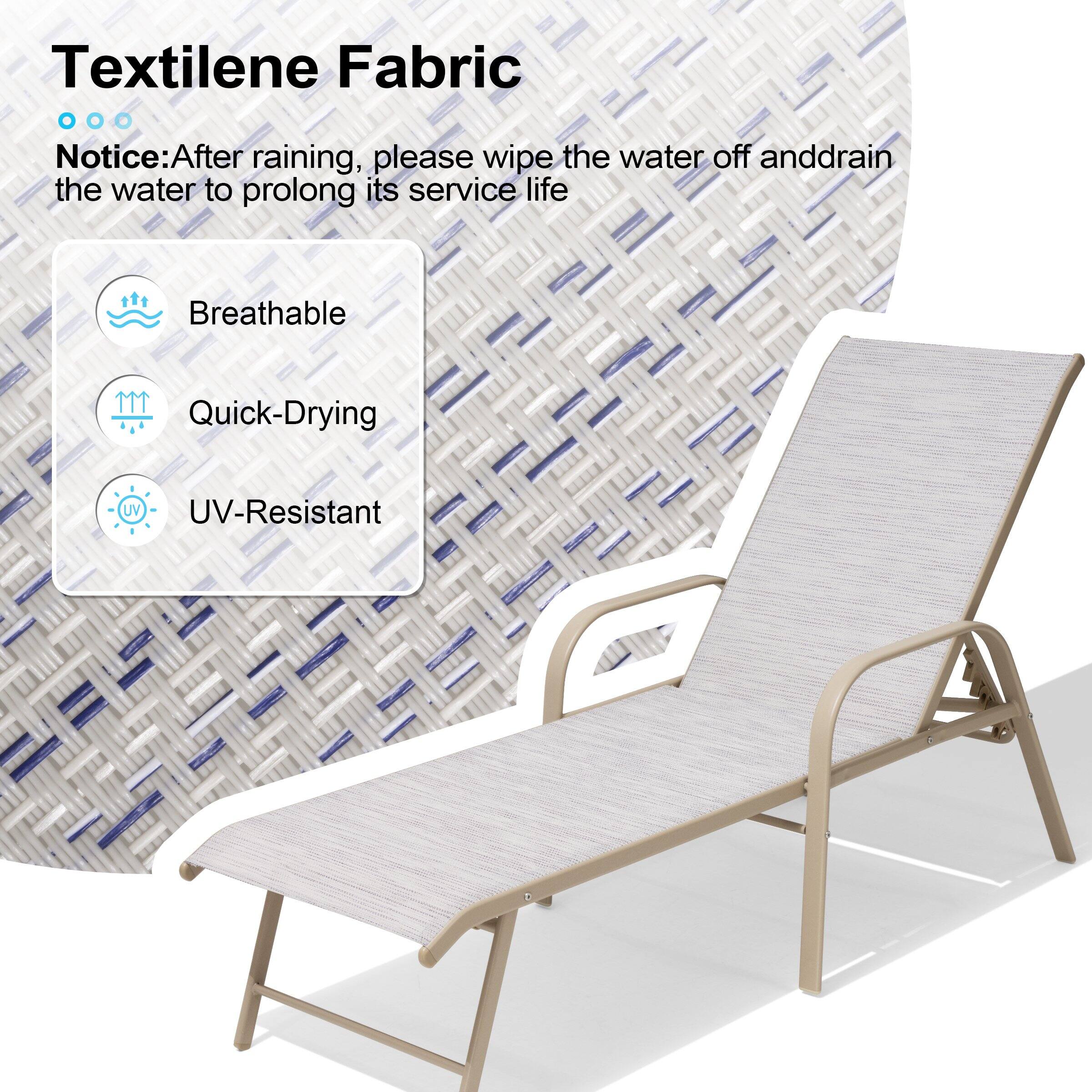Textilene Fabric

Notice: After raining, please wipe the water off and drain the water to prolong its service life

- Breathable
- Quick-Drying
- UV-Resistant