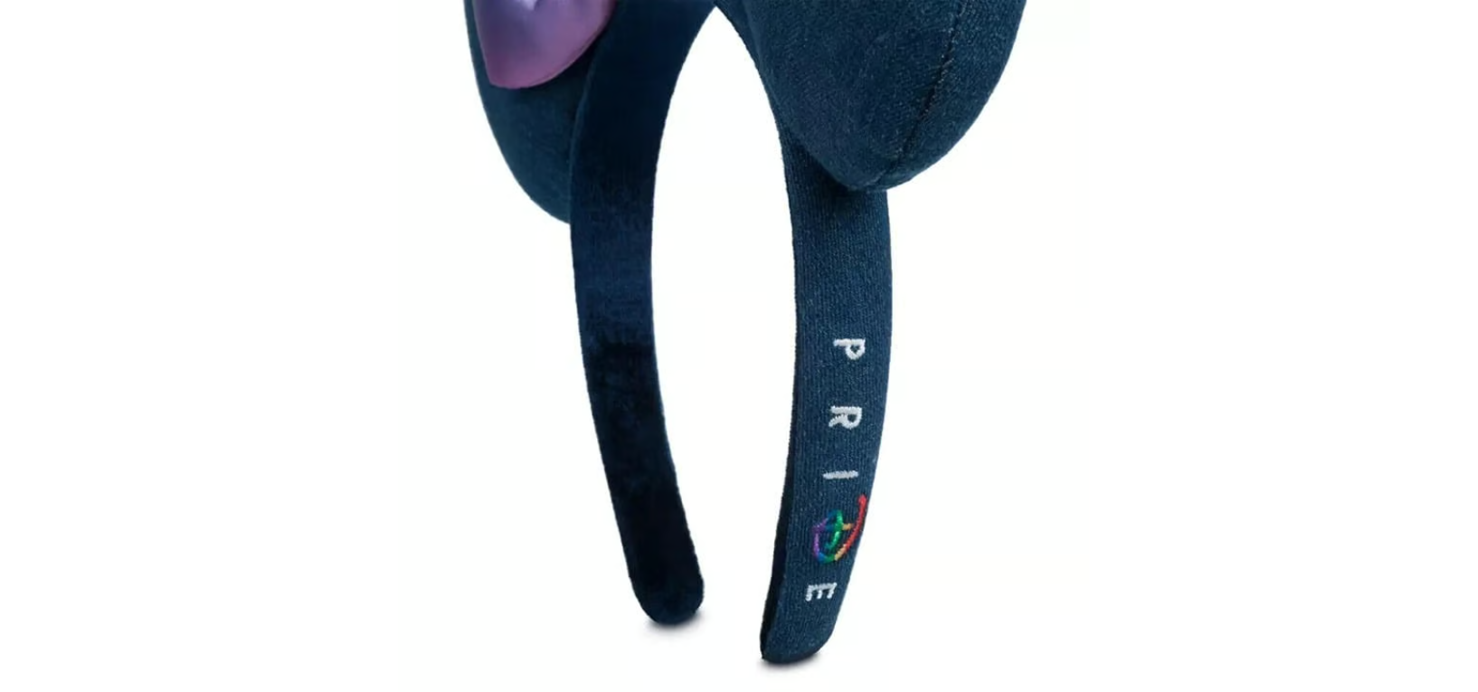 Alt View 1. Disney - Disney Parks Blue Minnie Mouse Pride Rainbow Bow Ears Headband Ears.