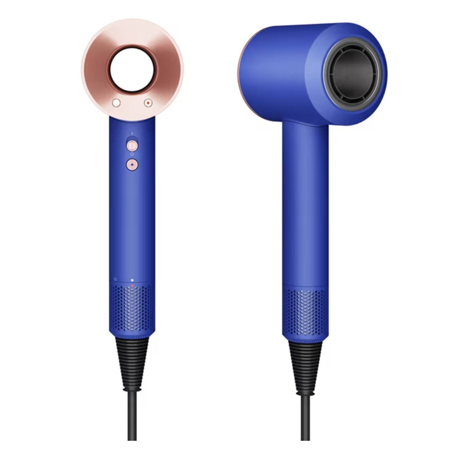 Angle. Dyson - Supersonic Hair Dryer - Special Edition Blue/Rose.