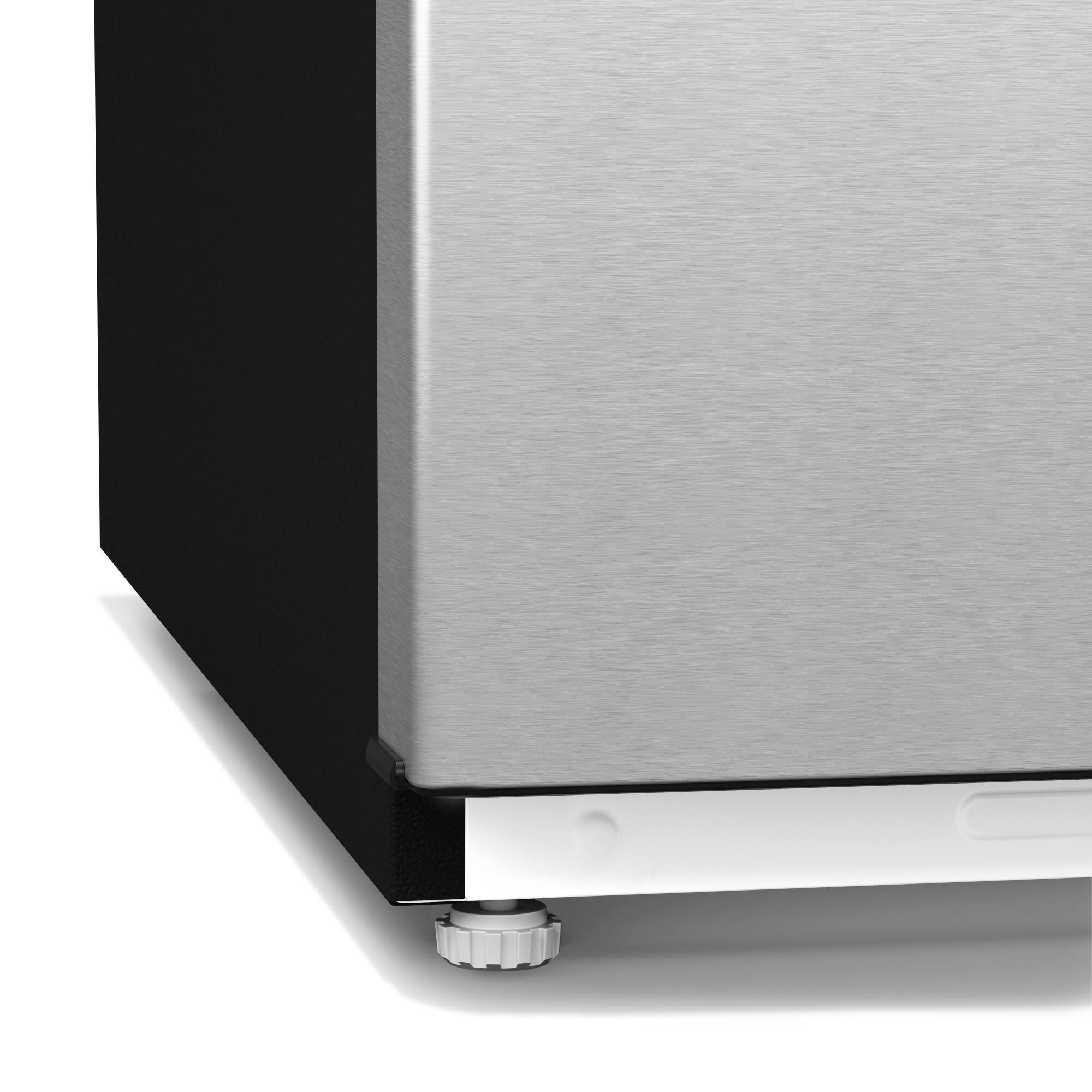 Alt View 9. Koolmore - 21 cu. ft. Upright Convertible Refrigerator/Freezer in Silver (KM-RUF-21S) - Black.