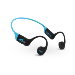 H2O Audio - TRI 2 Multi-Sport Waterproof Bone Conduction Headphones with MP3 Player and Bluetooth Connectivity - Blue