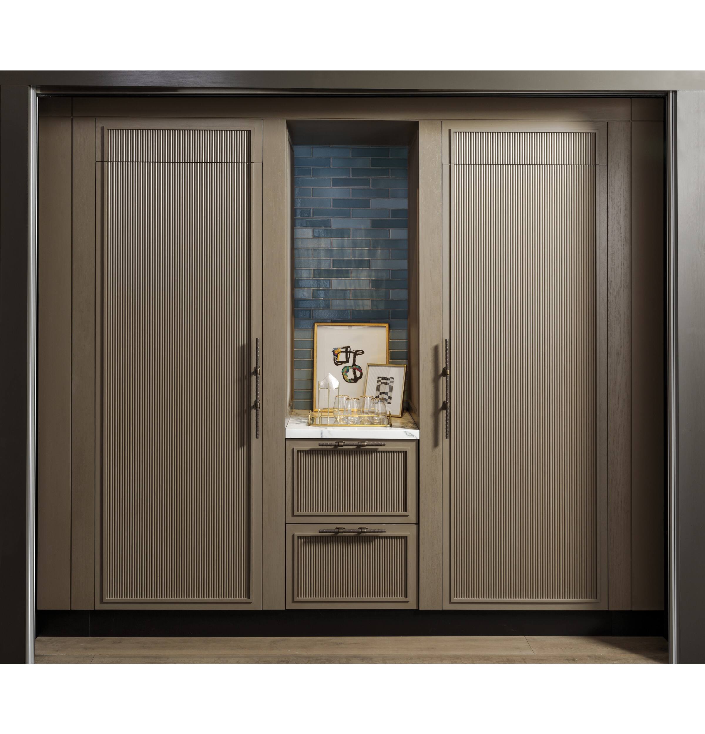 Alt View 6. Monogram - 16.7 Cu. Ft. Smart Upright Freezer - Custom Panel Ready.