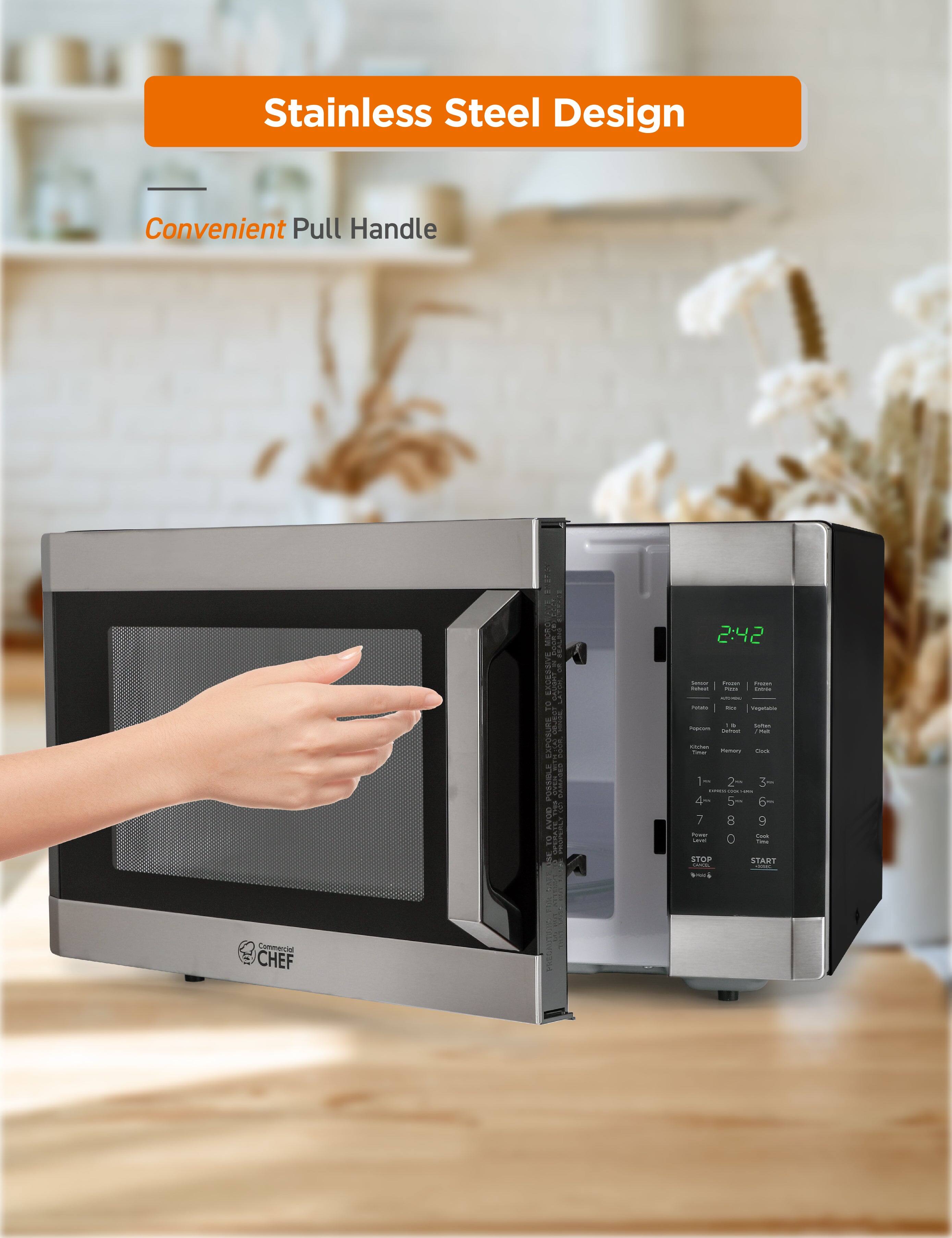 Stainless Steel Design, Convenient Pull Handle, Commercial Chef : MORO | 3 B : XPOUR : POSSIBLE | AVUSI : PRUPEAL 3  PESCn  2:42 - I - - I - | - - TOTA - - - - - - - mamuns -. - 1- - 2 - 3 - : - I 4- 5 6- 7 8 9 S Coa - - STOP START ad