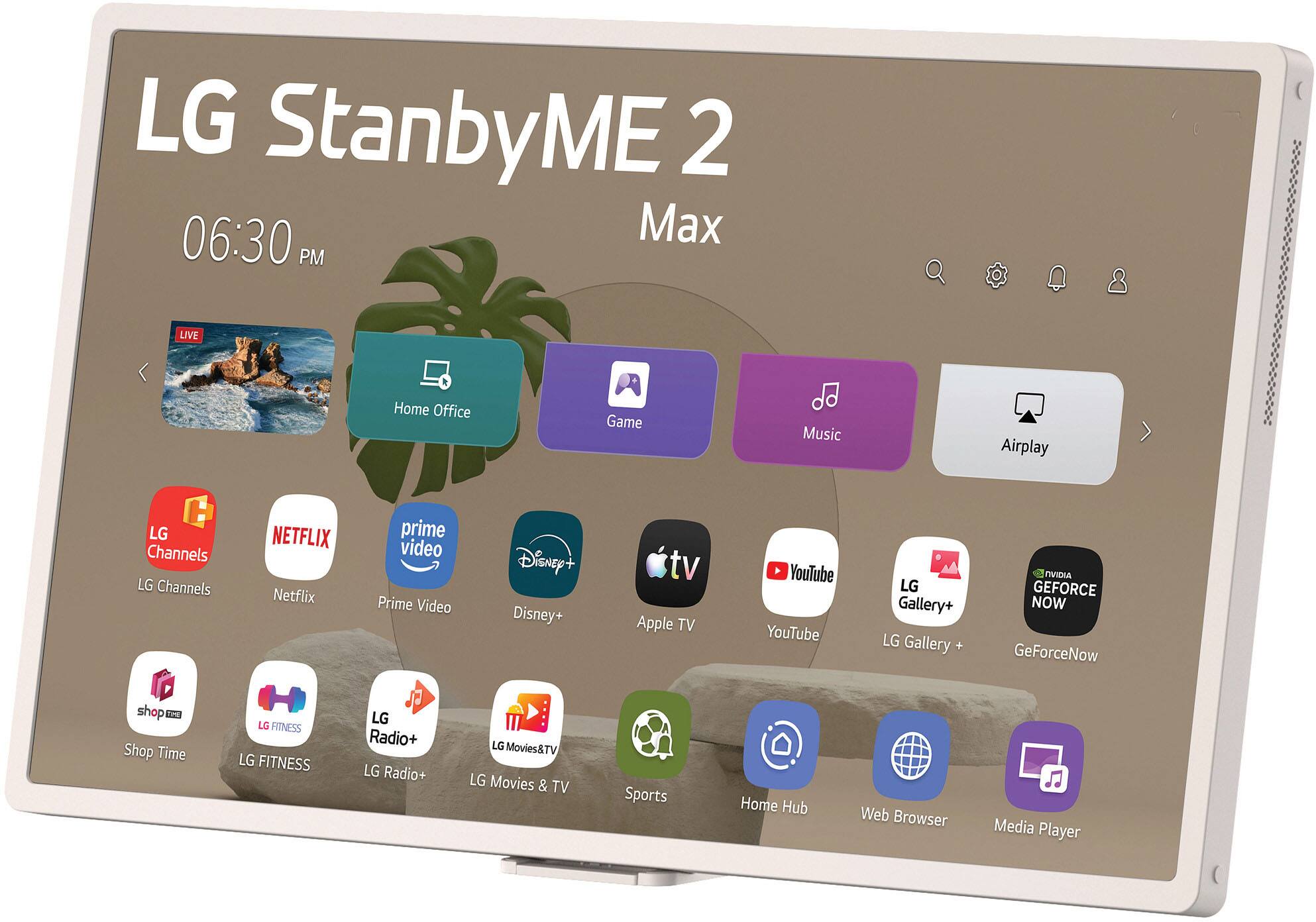 LG StanbyME 2 Max 32” Class LED QHD Smart webOS Portable and