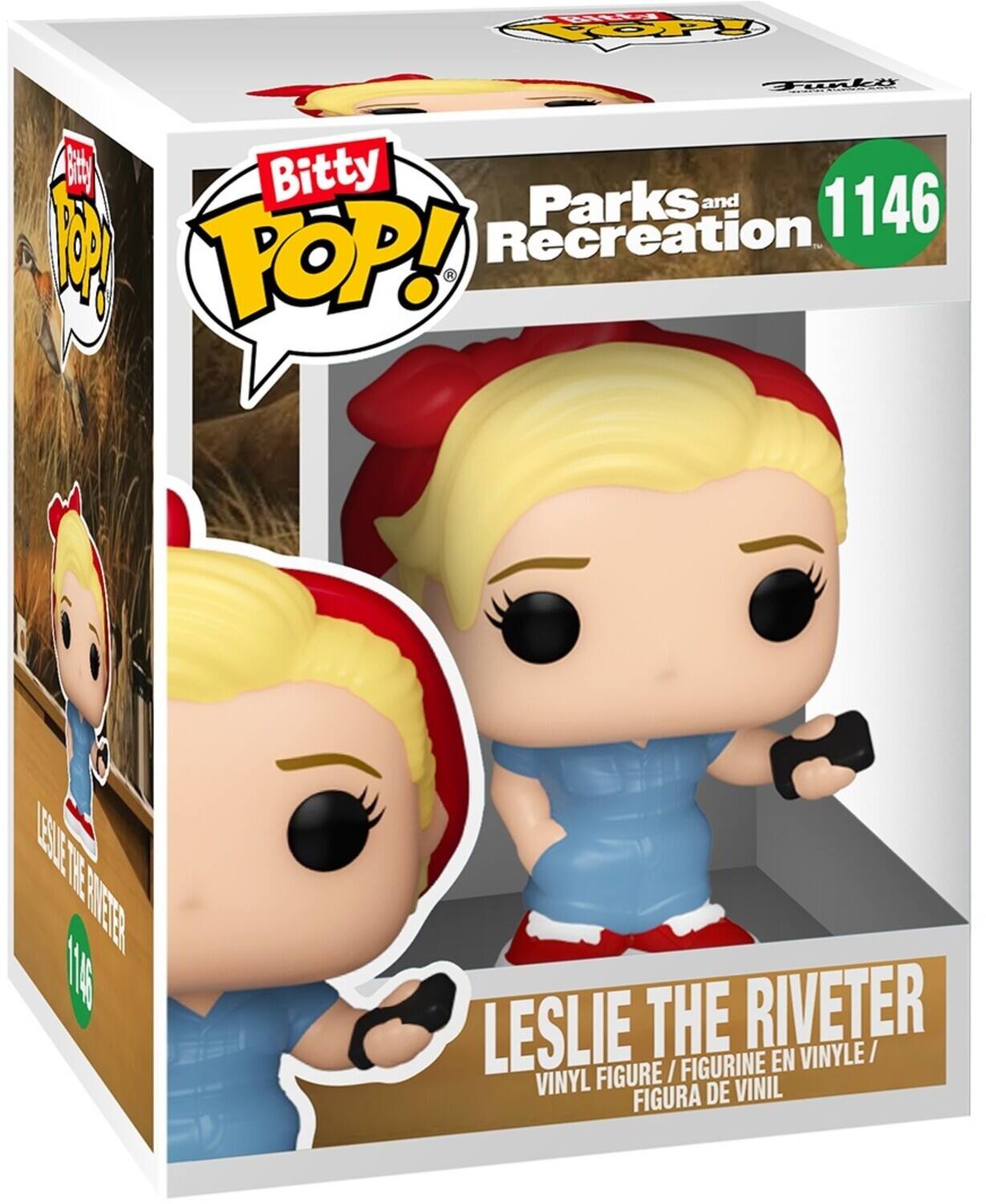 Bitty Pop! Parks and Recreation 1146 Leslie the Riveter Vinyl Figure
