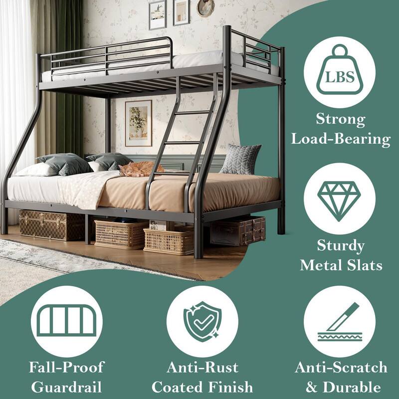 LBS Strong Load-Bearing Sturdy Metal Slats Fall-Proof Guardrail Anti-Rust Coated Finish & Durable