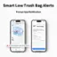 Smart Low Trash Bag Alerts Prompt App Notification 15:26 ii 2 15:26 75 PUROBOT ULTRA < Retel iting A imaning - I - Out of Trash Bag < Trash bag has on out please replace with . nerw Hafi King Tpe Please uSe the PETKIT Flehl ting to avoid risks of devine damage Packing Records Lae Packng2024/08/09 3 tius Toleting 1 42 auo Buration 2 RePE Ring Replacement Recorcs N4/0e/4 Pun Ring Purchase Records   PETRIT Cwes Remgining dess 33dms ! Out of Trash Bag, please replace the refill ring now Auto-rpfiling fallure please check Purchase Now Soonp -COm Packing Empio